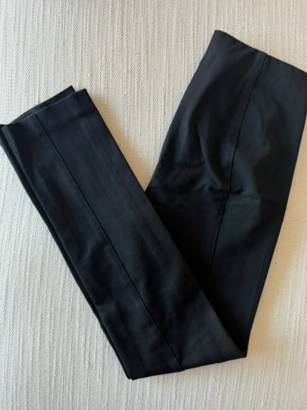 Ann Taylor Black Straight Leg Trousers